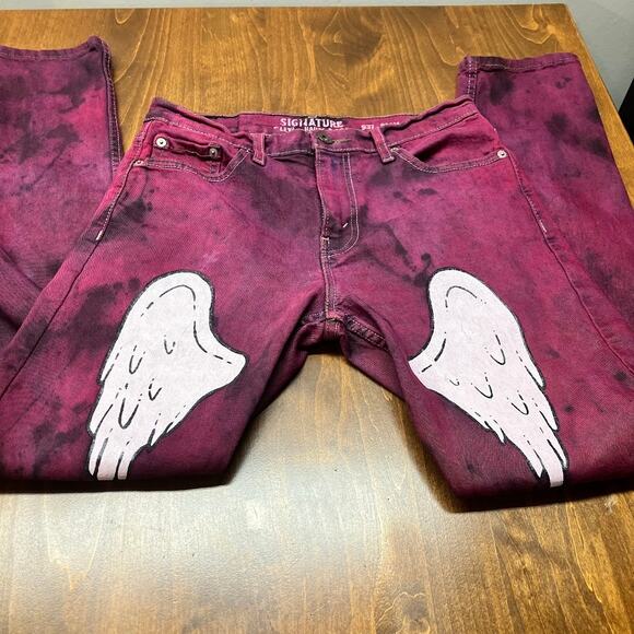 Levi's Custom Garment Dyed Marble Effect Hand Painted S37 Slim Jean Mens 30x30 - Picture 12 of 14